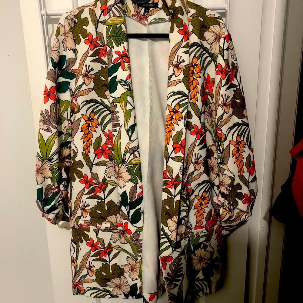 Floral blazer (Made in Italy)